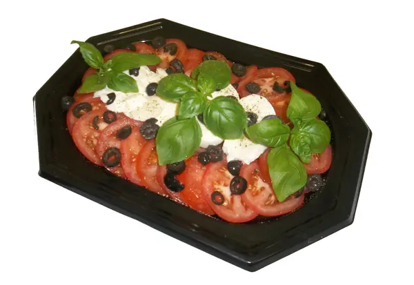 Milhoja de tomate y jamón ibérico